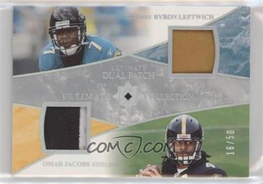 2006 Ultimate Collection - Ultimate Dual Jersey - Patch #UD-LJ - Byron Leftwich, Omar Jacobs /50