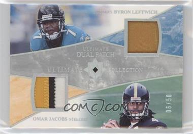 2006 Ultimate Collection - Ultimate Dual Jersey - Patch #UD-LJ - Byron Leftwich, Omar Jacobs /50