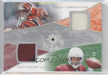 2006 Ultimate Collection - Ultimate Dual Jersey - Patch #UD-PL - Carson Palmer, Matt Leinart /50
