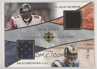 Alge Crumpler, Joe Klopfenstein #/99