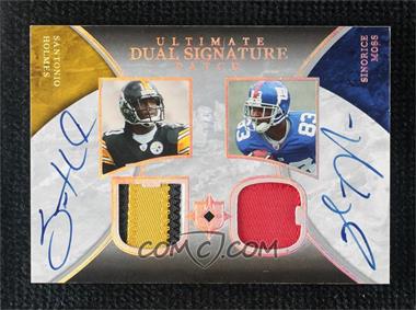 2006 Ultimate Collection - Ultimate Dual Signature Jersey - Patch #ULT2-HM - Santonio Holmes, Sinorice Moss /5