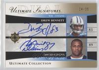 Drew Bennett, David Givens #/25