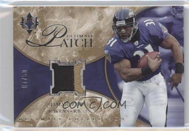 2006 Ultimate Collection - Ultimate Game Jersey - Patch #UL-JL - Jamal Lewis /50
