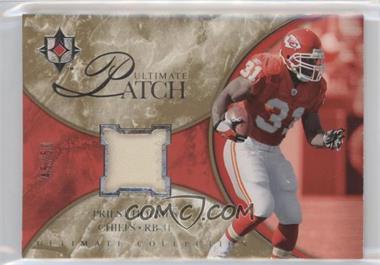 2006 Ultimate Collection - Ultimate Game Jersey - Patch #UL-PH - Priest Holmes /50