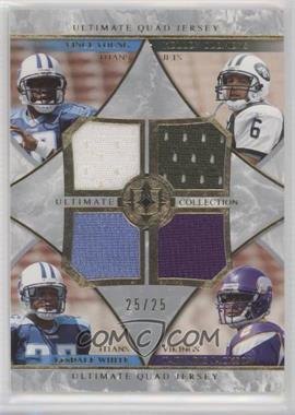 2006 Ultimate Collection - Ultimate Quad Jersey #UQ-YWCJ - Vince Young, LenDale White, Kellen Clemens, Tarvaris Jackson /25