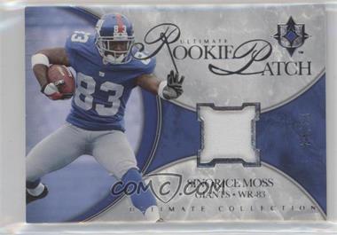2006 Ultimate Collection - Ultimate Rookie Jersey - Patch #UR-SM - Sinorice Moss /50