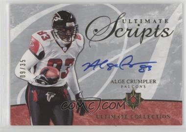 2006 Ultimate Collection - Ultimate Scripts #USC-AC - Alge Crumpler /35