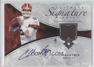 2006 Ultimate Collection - Ultimate Signature Jersey #ULT-CF - Charlie Frye /35