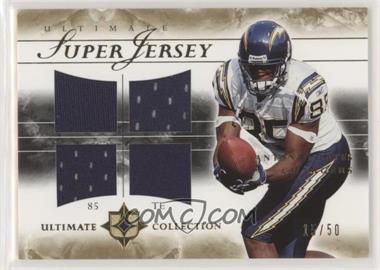 2006 Ultimate Collection - Ultimate Super Jersey #SUP-AG - Antonio Gates /50