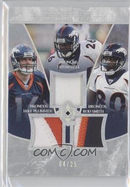 2006 Ultimate Collection - Ultimate Triple Jersey - Patch #UT-PBS - Jake Plummer, Tatum Bell, Rod Smith /25