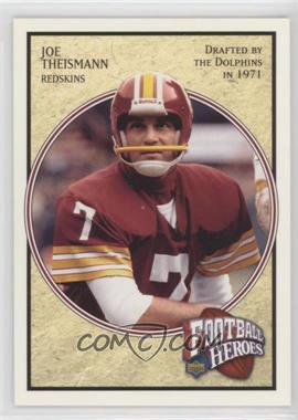 2006 Upper Deck - Joe Theismann Football Heroes #60 - Drafted by the Dolphins in 1971 (Joe Theismann)