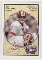 Led Redskins to win in Super Bowl XVII (Joe Theismann)