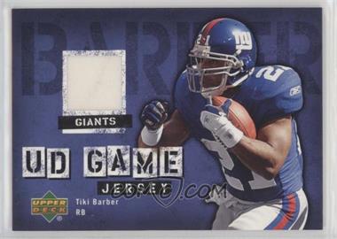 2006 Upper Deck - UD Game Jersey #GJ-BA - Tiki Barber