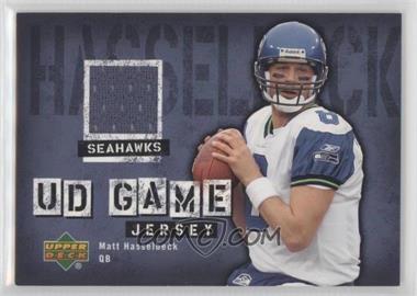 2006 Upper Deck - UD Game Jersey #GJ-MH - Matt Hasselbeck