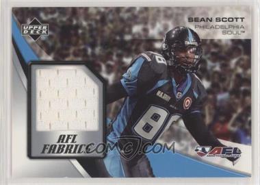 2006 Upper Deck Arena Football - AFL Fabrics #FA-SS - Sean Scott