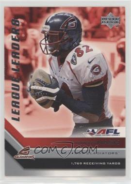 2006 Upper Deck Arena Football - League Leaders #LL3 - Marcus Nash