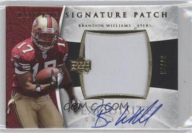 2006 Upper Deck Exquisite Collection - [Base] - Gold #111 - Rookie Signature Patch - Brandon Williams /99