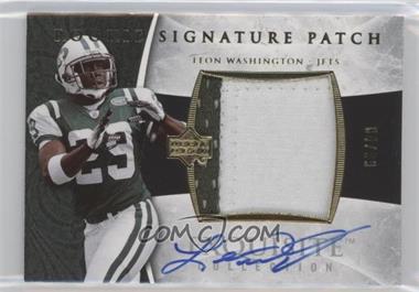 2006 Upper Deck Exquisite Collection - [Base] - Gold #123 - Rookie Signature Patch - Leon Washington /99