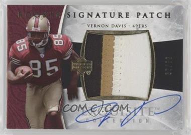 2006 Upper Deck Exquisite Collection - [Base] - Gold #133 - Rookie Signature Patch - Vernon Davis /99