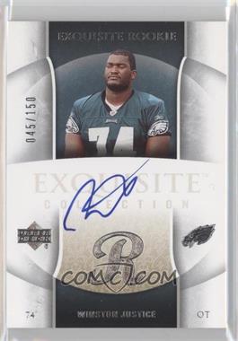 2006 Upper Deck Exquisite Collection - [Base] #102 - Exquisite Rookie Autograph - Winston Justice /150