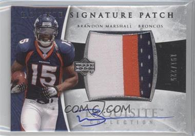 2006 Upper Deck Exquisite Collection - [Base] #110 - Rookie Signature Patch - Brandon Marshall /225