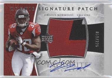 2006 Upper Deck Exquisite Collection - [Base] #118 - Rookie Signature Patch - Jerious Norwood /225