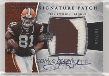 2006 Upper Deck Exquisite Collection - [Base] #132 - Rookie Signature Patch - Travis Wilson /225