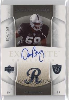 2006 Upper Deck Exquisite Collection - [Base] #71 - Exquisite Rookie Autograph - Darnell Bing /150