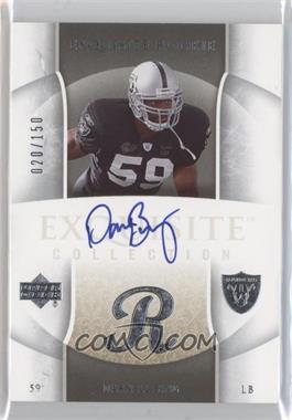 2006 Upper Deck Exquisite Collection - [Base] #71 - Exquisite Rookie Autograph - Darnell Bing /150