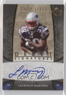 2006 Upper Deck Exquisite Collection - Debut Signatures #EDS-LM - Laurence Maroney /35