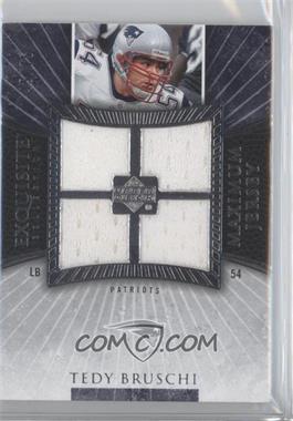 2006 Upper Deck Exquisite Collection - Maximum Jersey #XXL-TB - Tedy Bruschi /75