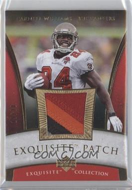 2006 Upper Deck Exquisite Collection - Patch - Gold #EP-CW - Carnell Williams /30