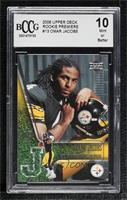 Omar Jacobs [BCCG 10 Mint or Better]