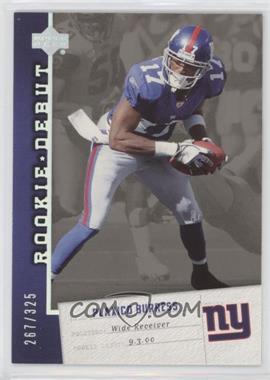 2006 Upper Deck Rookie Debut - [Base] - Holofoil #65 - Plaxico Burress /325