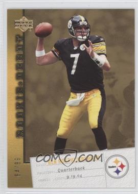 2006 Upper Deck Rookie Debut - [Base] - Hot Box Gold #76 - Ben Roethlisberger /99