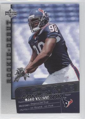 2006 Upper Deck Rookie Debut - [Base] #144 - Mario Williams