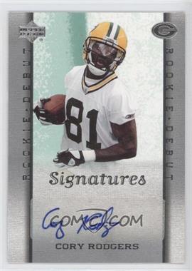 2006 Upper Deck Rookie Debut - [Base] #240 - Signatures - Cory Rodgers