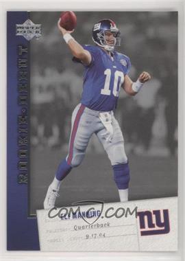 2006 Upper Deck Rookie Debut - [Base] #63 - Eli Manning