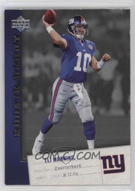 2006 Upper Deck Rookie Debut - [Base] #63 - Eli Manning