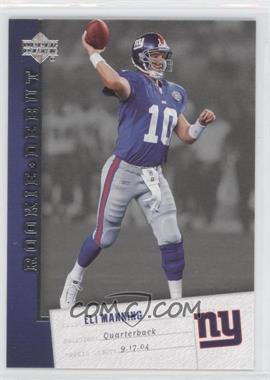 2006 Upper Deck Rookie Debut - [Base] #63 - Eli Manning