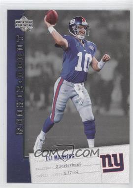 2006 Upper Deck Rookie Debut - [Base] #63 - Eli Manning