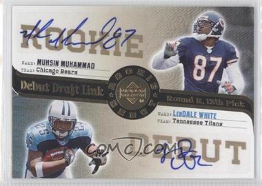 2006 Upper Deck Rookie Debut - Debut Draft Link - Autographs #DDL-31 - Muhsin Muhammad, LenDale White