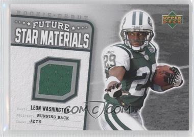 2006 Upper Deck Rookie Debut - Future Star Materials #FSM-LW - Leon Washington