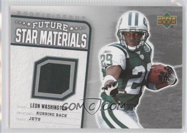 2006 Upper Deck Rookie Debut - Future Star Materials #FSM-LW - Leon Washington