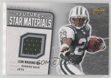 2006 Upper Deck Rookie Debut - Future Star Materials #FSM-LW - Leon Washington