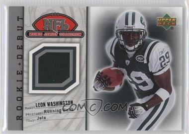 2006 Upper Deck Rookie Debut - NFL Rookie Jersey Collection #92TE - Leon Washington