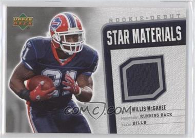 2006 Upper Deck Rookie Debut - Star Materials #SM-WM - Willis McGahee