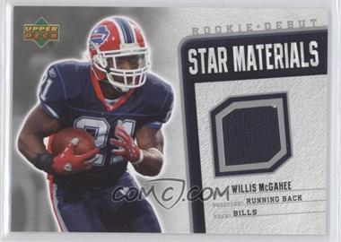 2006 Upper Deck Rookie Debut - Star Materials #SM-WM - Willis McGahee