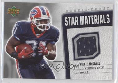 2006 Upper Deck Rookie Debut - Star Materials #SM-WM - Willis McGahee
