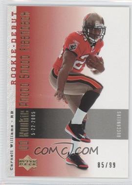 2006 Upper Deck Rookie Debut - UD Rookie Photo Shoot Flashback - Gold #RPF14 - Carnell Williams /99